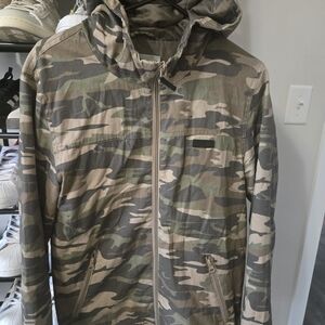 Men's Camouflage Hooded Jacket